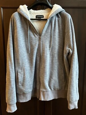 Saks Fifth Avenue Blue Mens Fleece Hoodie Size XL - Image 1 of 4