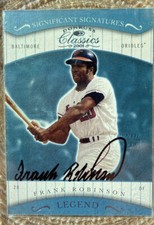 2001 Donruss Classics Significant Signatures #170 Frank Robinson
