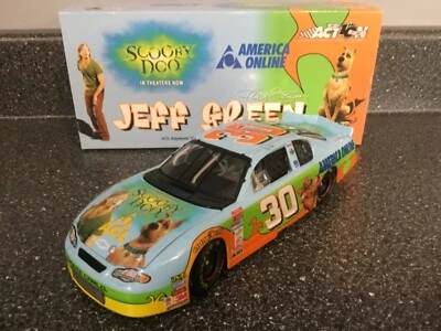 Jeff Green #30 AOL/Scooby Doo RCR 2002 Chev HOTO 1/24 NASCAR Cup Diecast -Last 1 Foto 1 de 4