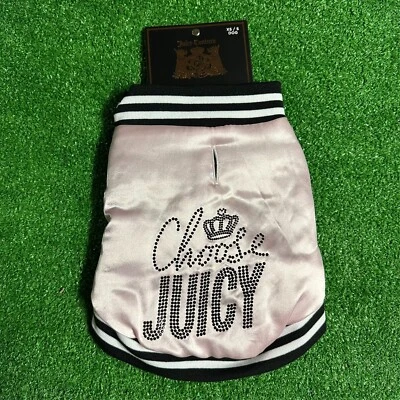 Juicy Pink Couture Dog Puffer Jacket Coat Vest Clothes size X-Small XS Small - Image 1 of 3