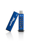 iStorage datAshur Pro USB3 256-Bit 32GB – blau
