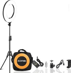 14 inch LED Ring Light Dimmable 41W 5500k Output Makeup and YouTube Video - Picture 1 of 8
