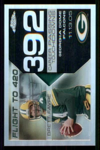 2008 Topps Chrome Brett Favre Collection Refractors #BF392 Brett Favre /199 - Picture 1 of 2