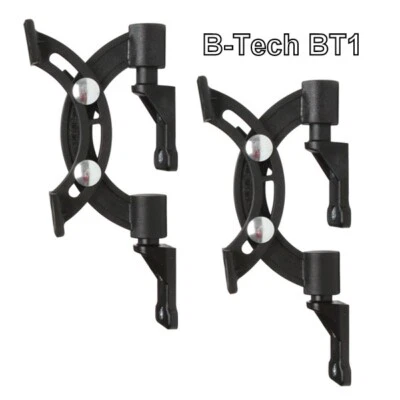 Pair B-Tech BT1 Universal Tilt & Swivel Wall Mount Speaker Brackets Up To 22lbs - Image 1 of 4