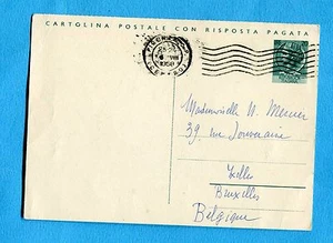 1956 £.20 + £.20 SIRAC. (C156) parte DOMANDA ann.FIRENZE per il BELGIO  (269478) - Picture 1 of 1
