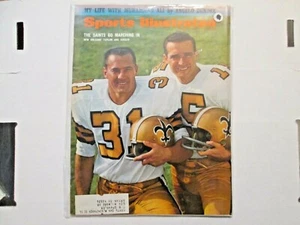 S.I Aug 14 1967 Jim Taylor &Gary Cuozzo New Orleans Saints on cover - Picture 1 of 1