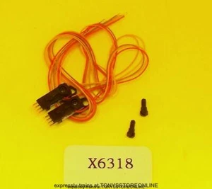 Hornby oo repuestos x6318 2x conjunto de acoplamiento no2 c/w cables/tornillos para vep - Imagen 1 de 1