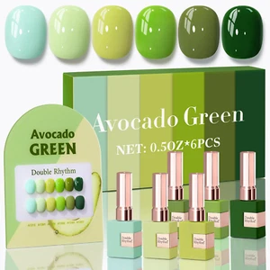 6 Pcs 15 ML Gel Polish Set Same Color Same Bottle Soak off Gel Polish Kit Nail A - Picture 1 of 11