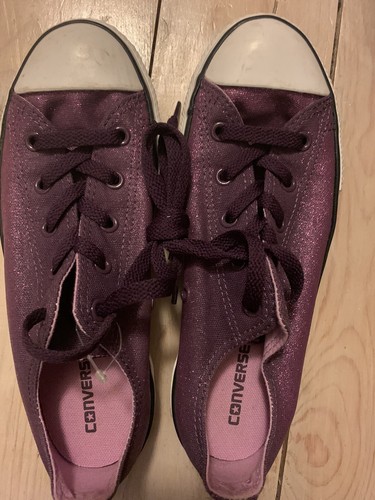 Scarpe da ginnastica Converse Viola Uk3 Eur36 5 nuove nuove