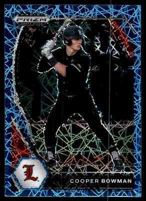 2021 Panini Prizm Draft Picks #PDP122 Cooper Bowman Blue Velocity Prizm - Image 1 of 2