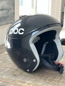 POC Skull Orbic X ski racing skiing helmet black unisex size S 53/54 - Picture 1 of 7