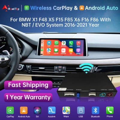 Wireless CarPlay Module Interface Kit For BMW X1 F48 X5 F15 F85 X6 F16 F86 Mirro - Image 1 of 4