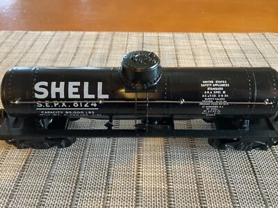 Vintage Restored Lionel #2955 Black  Shell Tank Car - Image 1 of 4