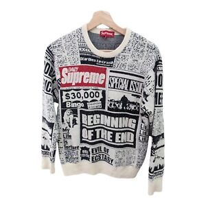 Supreme White Sweaters for Men for sale | eBay