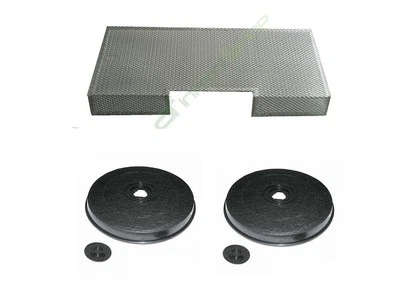 Filtro x cappa Faber antigrasso metallico 90 +2 filtri carboni mod 2156 152 2152