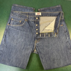 Vintage Levis 501 Jeans 38x30 Blue Button Fly Made in USA Y2K - Picture 1 of 8
