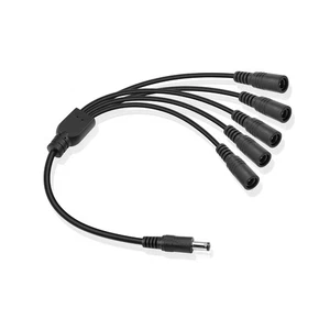 GINTOOYUN 1.5m DC Power Y Splitter Cable – 1 Male to 5 Female (5.5mm x 2.1mm) - Picture 1 of 8