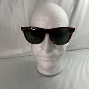 VINTAGE B&L RAY-BAN USA L1725 G15 UV GLAS LINSE SCHILDPATT WAYFARER II SONNENBRILLE - Bild 1 von 21