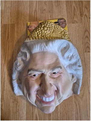 Queen Elizabeth Vintage Cesar 1994 Mask - Image 1 of 4