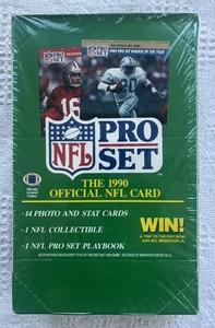 1990 NFL Pro Set Series 1 - 36 Packs - Factory Sealed Box - Picture 1 of 3