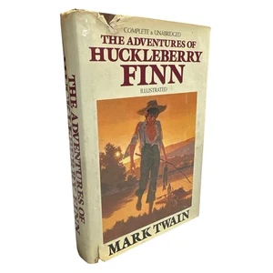1982 The Adventures Of Huckleberry Finn - Complete Unabridged - Mark Twain  - Foto 1 di 4
