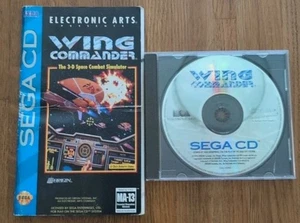 Wing Commander (Sega CD, 1993) Neuwertige Disc, Disc & Handbuch nur - Bild 1 von 1