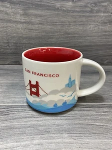 Starbucks You Are Here Collection San Francisco 14oz Coffee Tea Mug Cup 2015 - Picture 1 of 6
