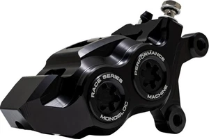 Performance Machine Monobloc Race Brake Caliper Right Black #0053-2958-MB - Picture 1 of 1