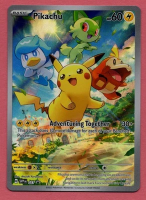 Pikachu 027 Sv: Scarlet & Violet Promo Cards Holo - Image 1 of 4