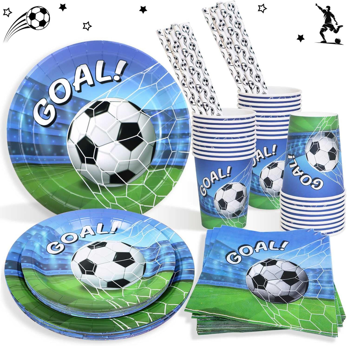 Set Decorazioni Compleanno Escavatore Per 25 Ospiti - Piatti, Tazze E Tovaglioli Per Feste Bambini - Foto 11