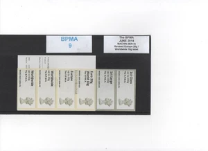 MACHIN Ma13 BPMA JUNE 2014 REVISED DUAL VALUE A001 Collect Strip to 60g POST GO - Picture 1 of 1