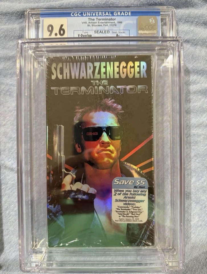 The Terminator VHS Graded CGC 9.6 Foto 1 de 1