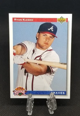 1992 Upper Deck Ryan Klesko Star Rookie RC #24 - Atlanta Braves  - Imagem 1 de 2