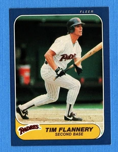 1986 Fleer #320 Tim Flannery San Diego Padres - Picture 1 of 1