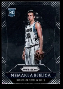 NEMANJA BJELICA #350 TIMBERWOLVES ROOKIE CARD RC SP 2015-16 PANINI PRIZM CHROME - Picture 1 of 1