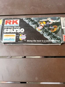 RK Racing Chain 525XSO-110 110-Links X-Ring Chain with Connecting Link - Picture 1 of 5