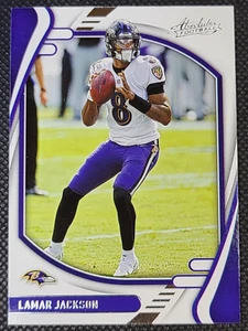 2021 Panini Absolute Football card Lamar Jackson #30 Baltimore Ravens - Picture 1 of 3