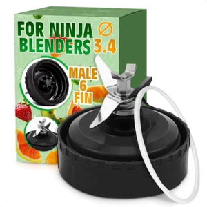 Ninja Blender Blade Replacement 6 Fin Male – Ninja Single Serve Blender Blade - Picture 1 of 11