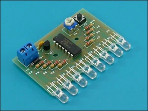 Knight Rider 8 LED Chaser Light Flash Show Strobe - 8 LEDs - 16 programs - Picture 1 of 6