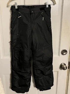 Pantalones de nieve de invierno aislados Champion - negros niños medianos (7-8) Foto 1 de 4