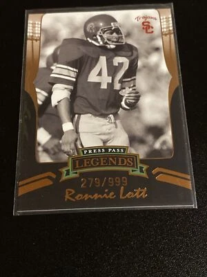 2006 Press Pass Legends #B86 Ronnie Lott Bronze /999 - Image 1 of 2