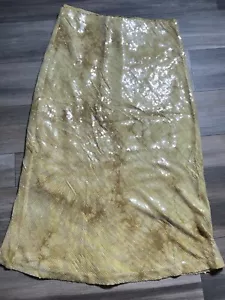 Anthropologie Tilda Sequin Slip Skirt- Large - Picture 1 of 6