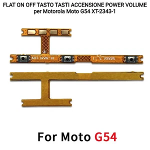 FLAT ON OFF TASTO TASTI ACCENSIONE POWER VOLUME per Motorola Moto G54 XT-2343-1 - Foto 1 di 1
