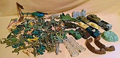 JUEGO MILITAR EJÉRCITO HOMBRES HELICÓPTERO TANQUES AVIONES BANDERAS CAMIONES ACCESORIOS ENORME. Foto 1 de 4