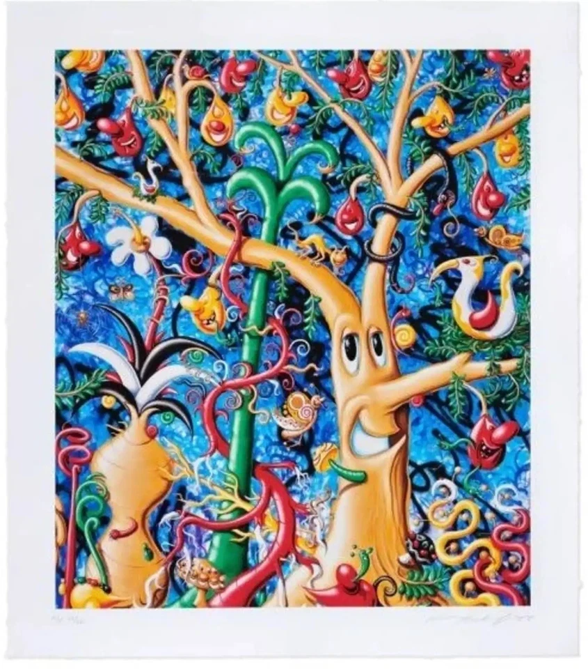 Bufanda Kenny estampado Jungleyea firmada incluye certificado de autenticidad edición de 75 Foto 1 de 1