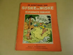 STRIP 1° DRUK ONGEKLEURDE REEKS / SUSKE EN WISKE N° 33 - DE GEVERNISTE ZEEROVERS - Imagen 1 de 4