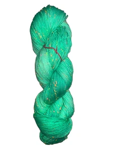 100 g FINGERING *FUN*GARN-Bunte Neon NOPPEN leuchten*-Handgefärbt *GHOST* - Bild 1 von 4