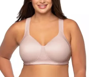 Vanity Fair 40C Full-Figure Wireless Sports Bra 71500 Damask Quartz NWT - Picture 1 of 2
