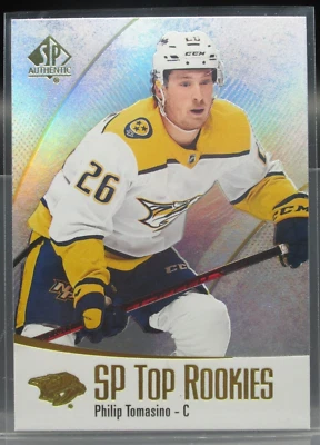 2021-22 SP Authentic Top Rookies #TR-15 Philip Tomasino - Nashville Predators - Image 1 of 2
