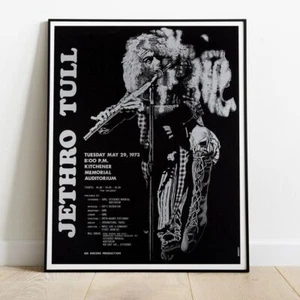 Jethro Tull 1973 Photo / Poster Up To 30" - Picture 1 of 2